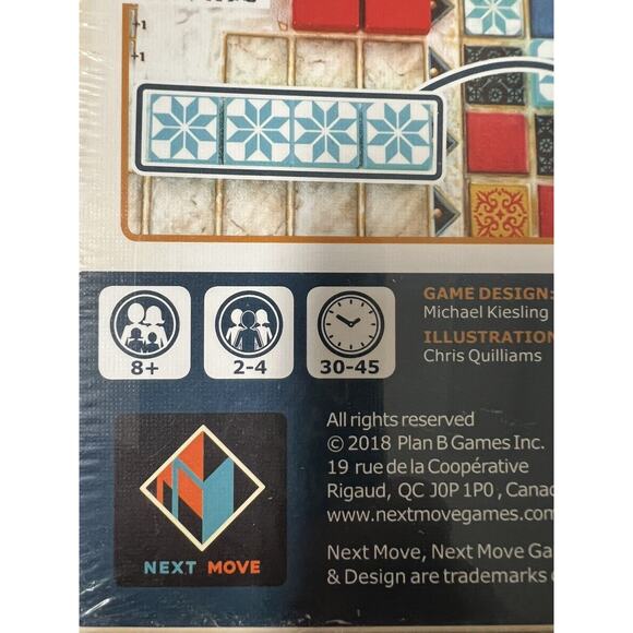 Azul Board Game by Michael Kiesling 2018 Next Move Games, New and Sealed - Picture 5 of 9